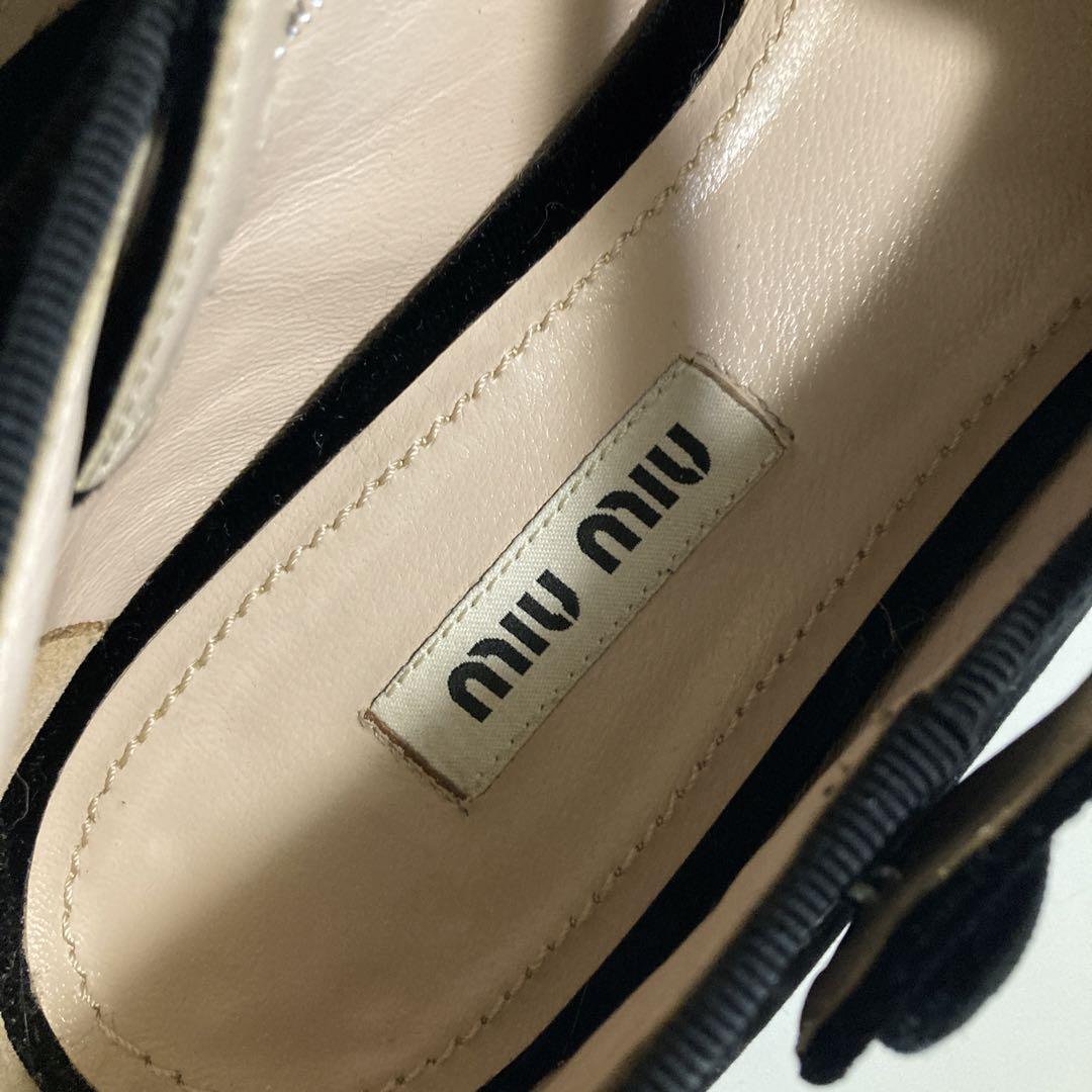 ★正規品★ MIUMIU miumiu  バレエシューズ　フラットシューズ