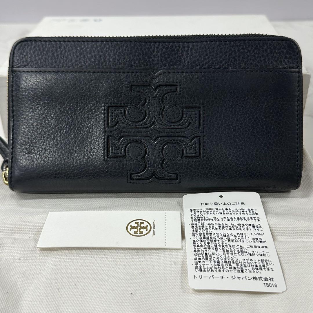 新品同様‼️トリーバーチ　TORYBURCH 財布　長財布　ラウンドファスナー 新品同様‼️ トリーバーチ TORYBURCH 財布 長財布 ラウンド