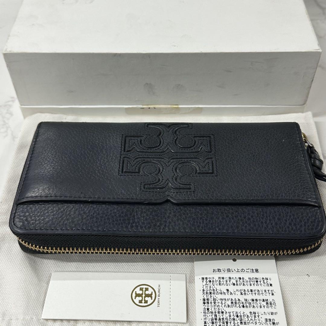 新品同様‼️トリーバーチ　TORYBURCH 財布　長財布　ラウンドファスナー 新品同様‼️ トリーバーチ TORYBURCH 財布 長財布 ラウンド