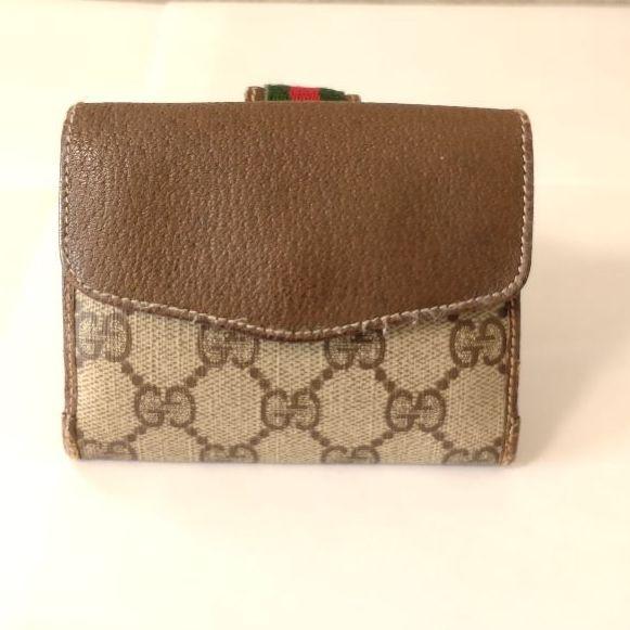 超激安 GUCCI オールドグッチ 折りたたみ財布 シェリーライン p7rYG-m32114715227 定番限定SALE