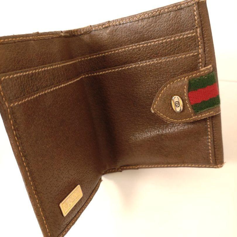超激安 GUCCI オールドグッチ 折りたたみ財布 シェリーライン p7rYG-m32114715227 定番限定SALE
