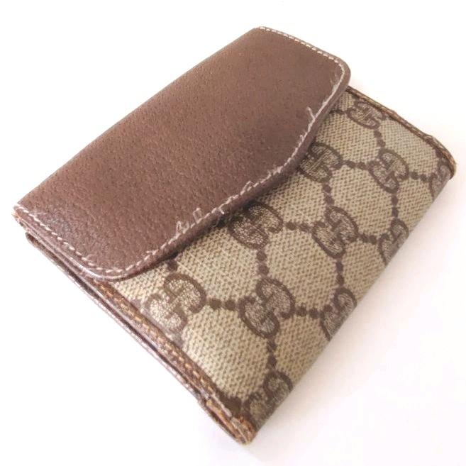 超激安 GUCCI オールドグッチ 折りたたみ財布 シェリーライン p7rYG-m32114715227 定番限定SALE