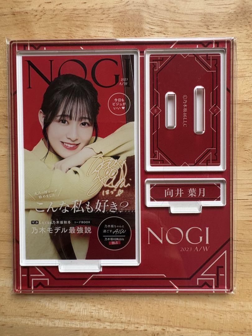 乃木坂46 のぎbox A賞レア 印字サイン入りアクリルスタンド 向井