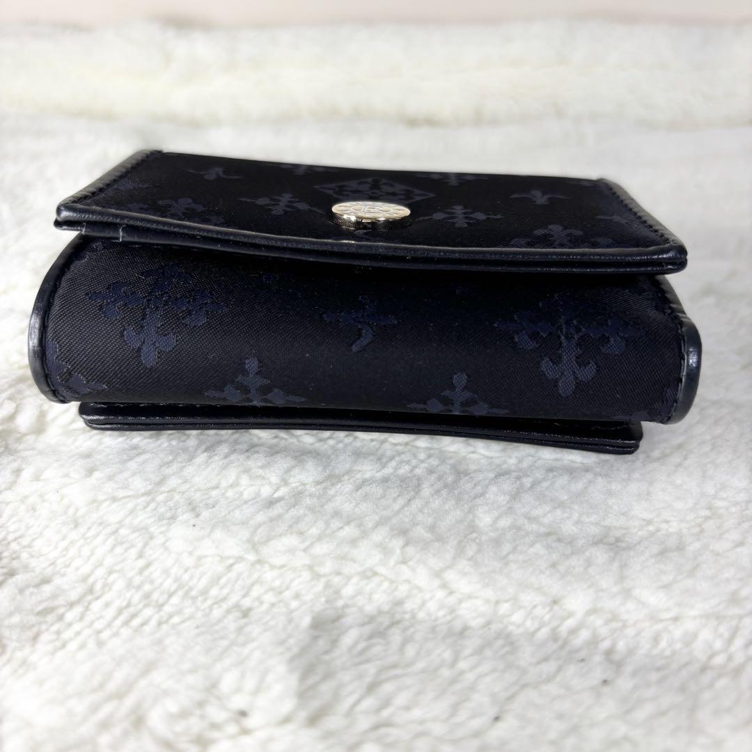 russet】ラシット 未使用品 保存袋付き 三つ折り財布 ミニ