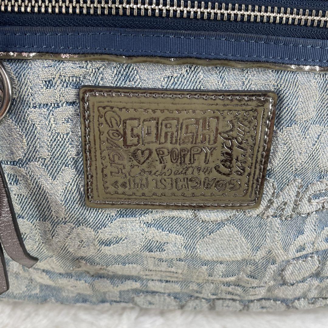COACH コーチ POPPY ポピー グラムトートバッグ A4収納 デニム