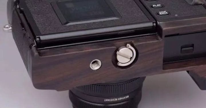 FUJIFILM フジフイルム X-Pro3用 ハンドグリップ（黒檀/エボニー)