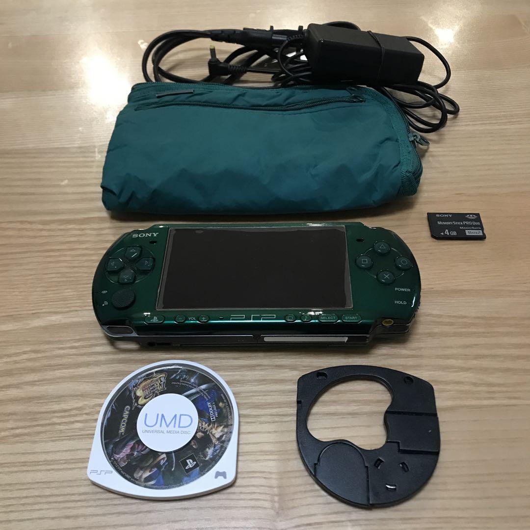 PSP  本体　スピリティッドグリーン