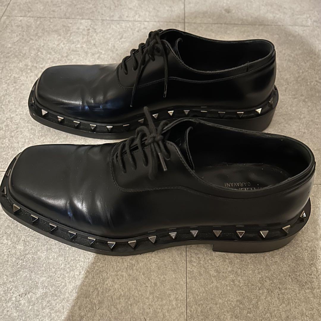靴 VALENTINO Rockstud Leather Shoes
