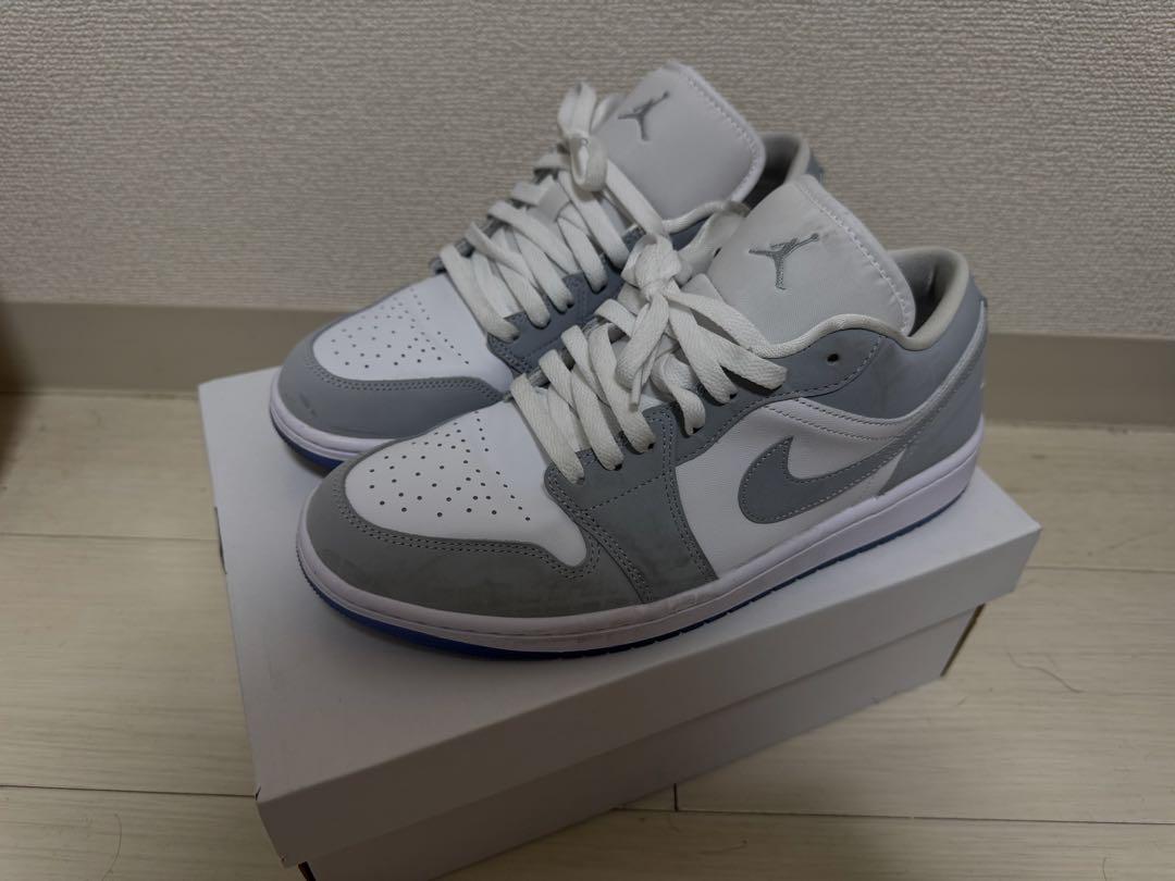 Air Jordan 1 Low グレー/ホワイト　27.5cm