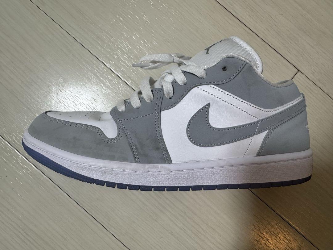 Air Jordan 1 Low グレー/ホワイト　27.5cm
