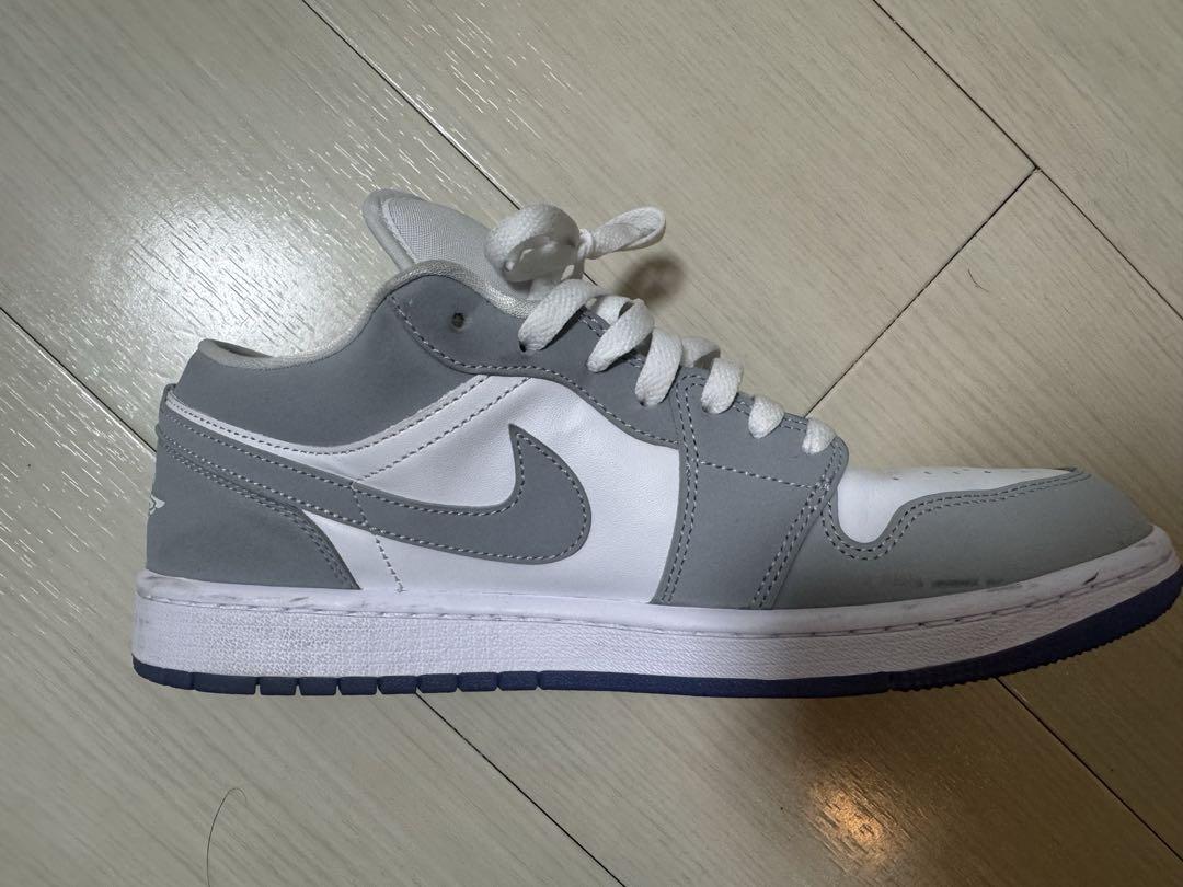 Air Jordan 1 Low グレー/ホワイト　27.5cm