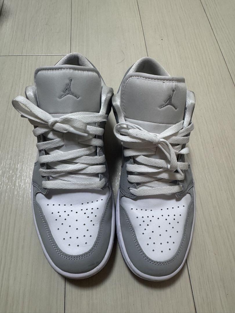 Air Jordan 1 Low グレー/ホワイト　27.5cm