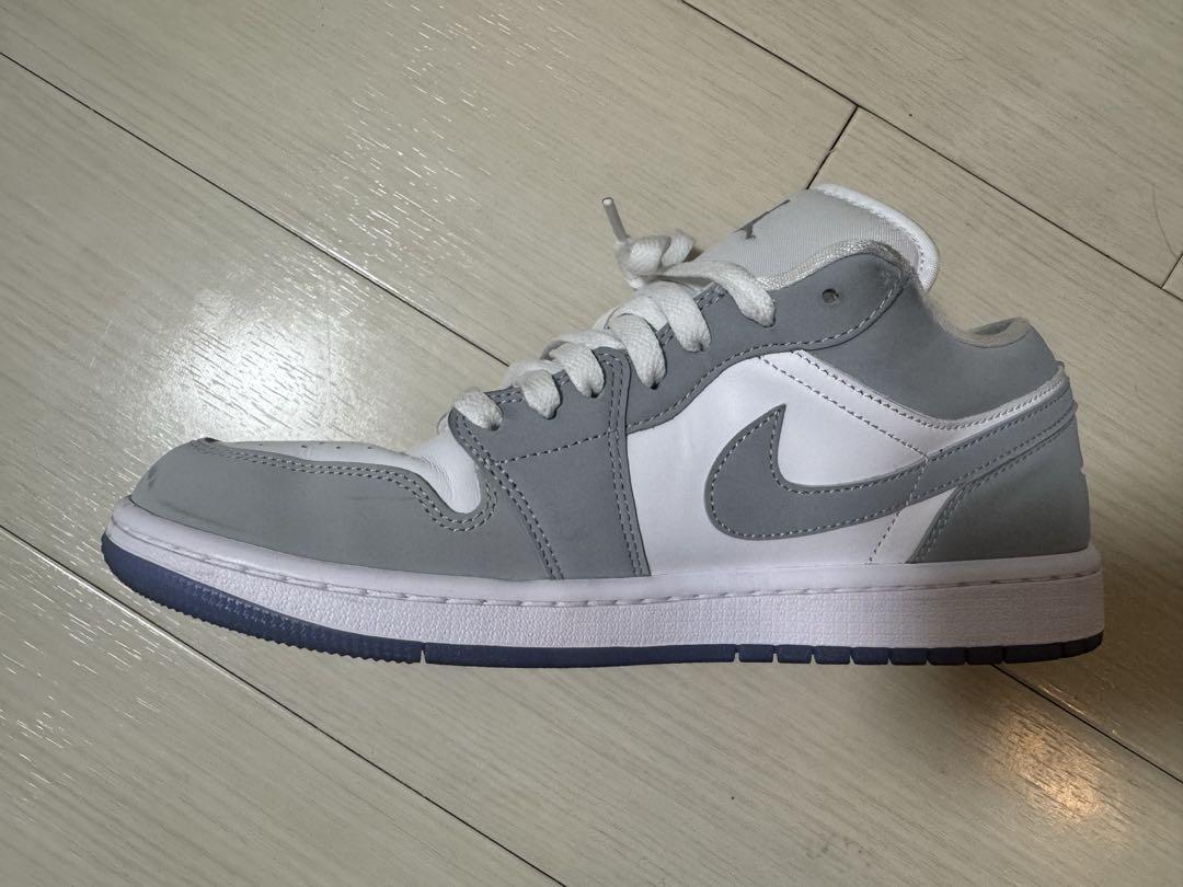 Air Jordan 1 Low グレー/ホワイト　27.5cm