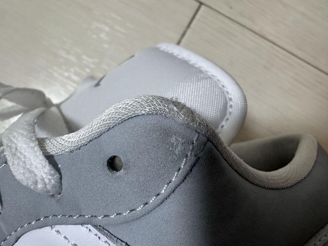 Air Jordan 1 Low グレー/ホワイト　27.5cm