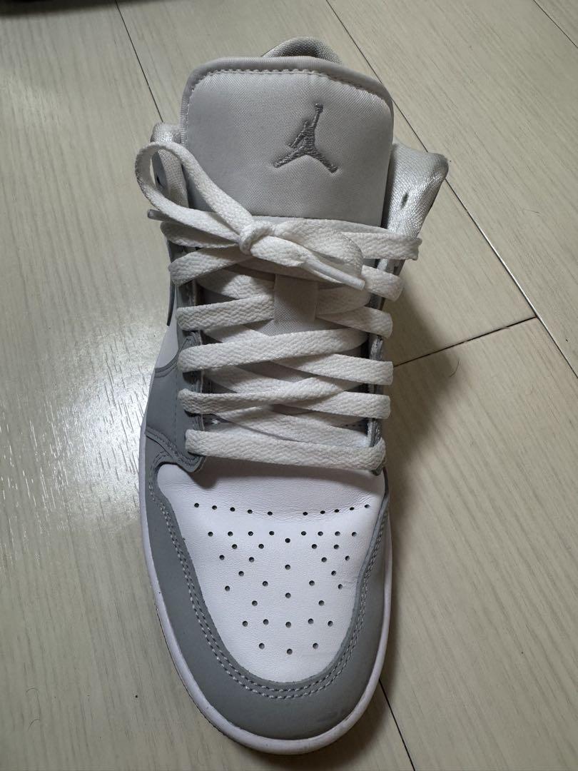 Air Jordan 1 Low グレー/ホワイト　27.5cm