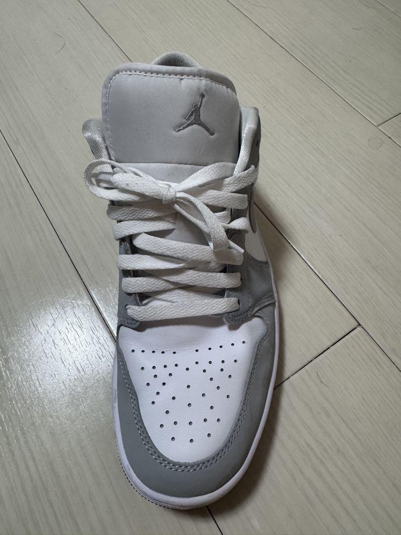 Air Jordan 1 Low グレー/ホワイト　27.5cm