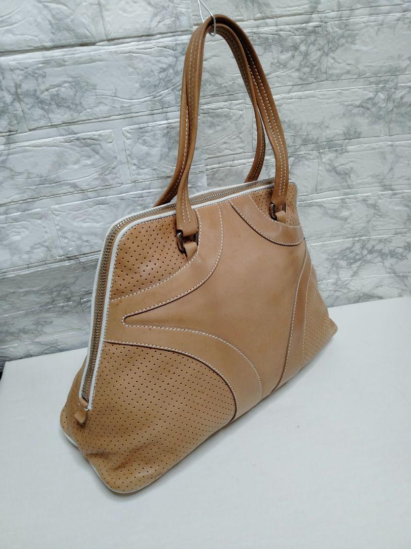 プラダ ハンドバッグ パンチング加工 レディース PRADA