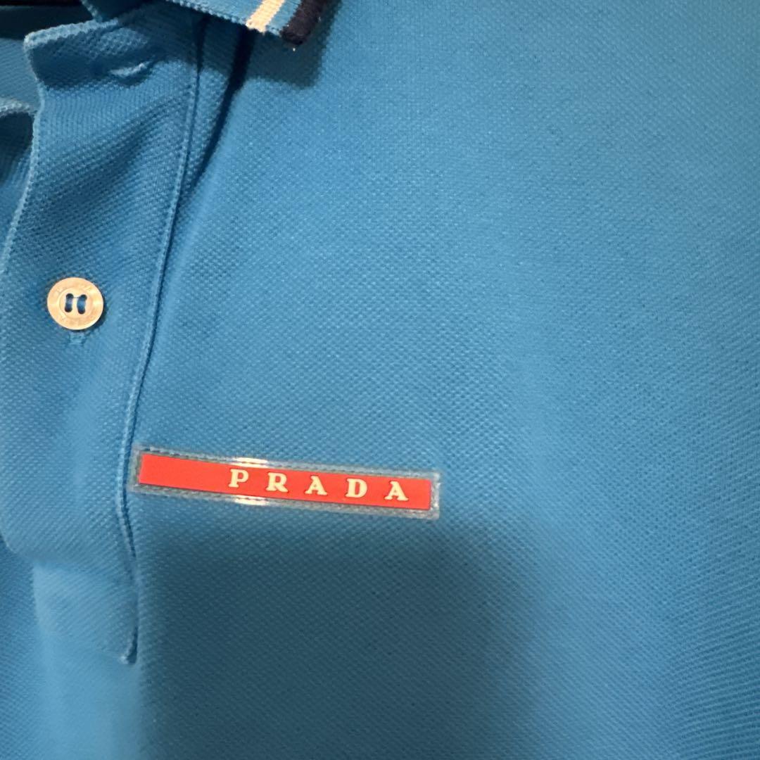 ✨大人気✨PRADA プラダポロシャツ 青