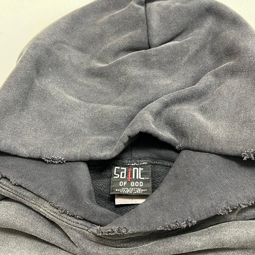 セントマイケル　fear of god パーカー SAINT MICHAEL/セントマイケル/FG_HOODIE / SNT OF GOD / BLACK