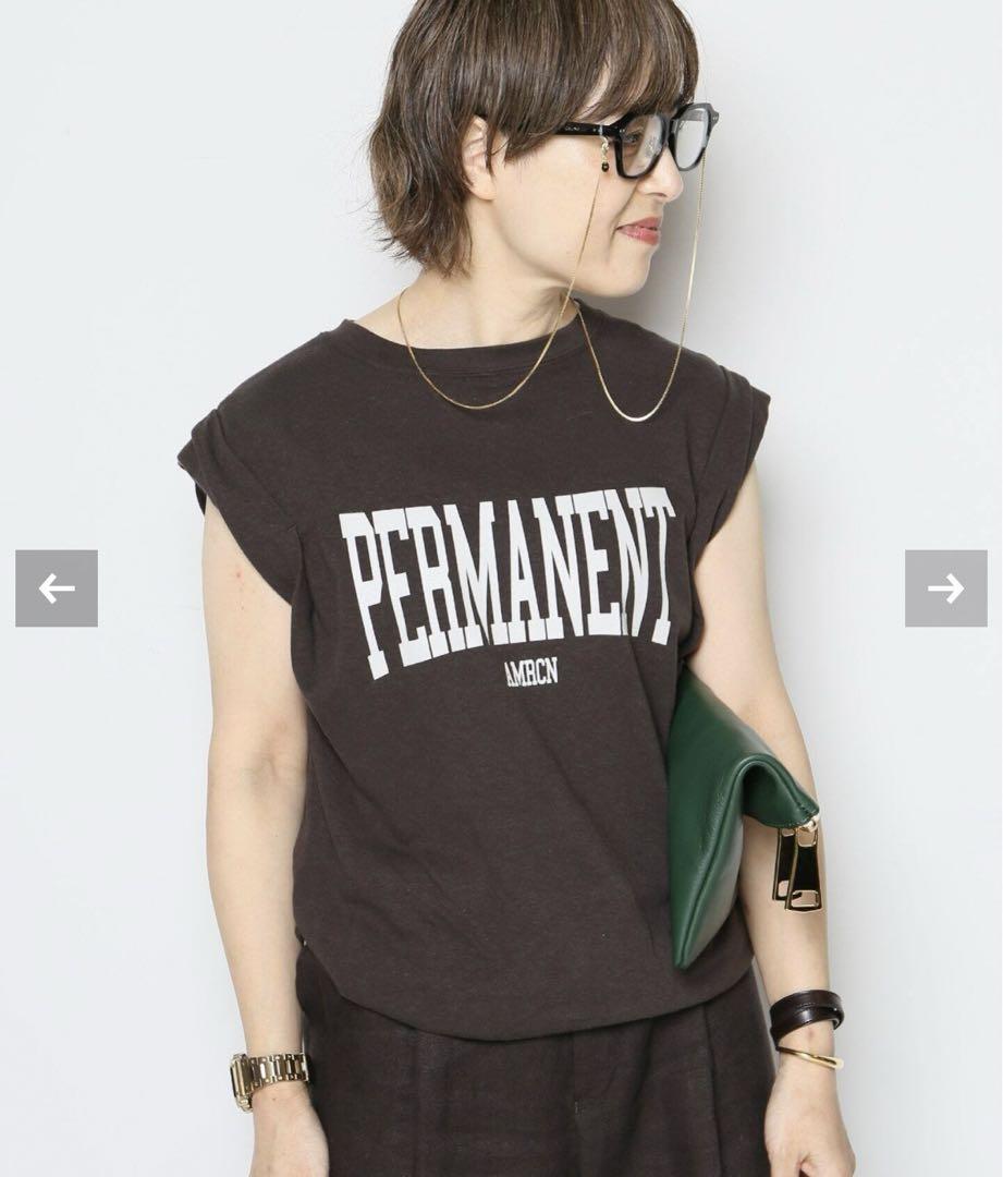 MUSE de Deucieme Classe 別注 アメリカーナ Tシャツ AMERICANA/アメリカーナ】 MESSAGE Tシャツ(NAVY)（Tシャツ