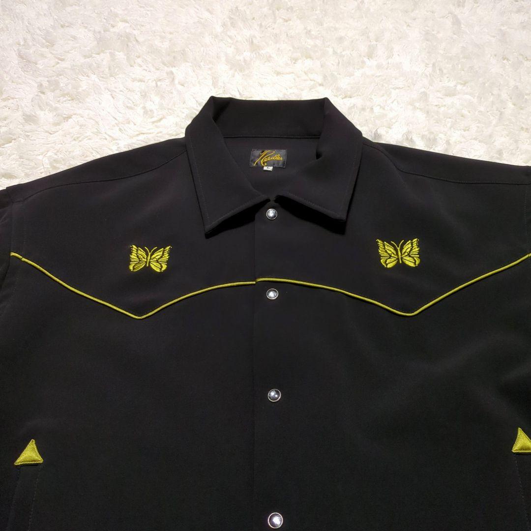 Needles◆23AW カウボーイジャケット NS150 黒 L パピヨン
