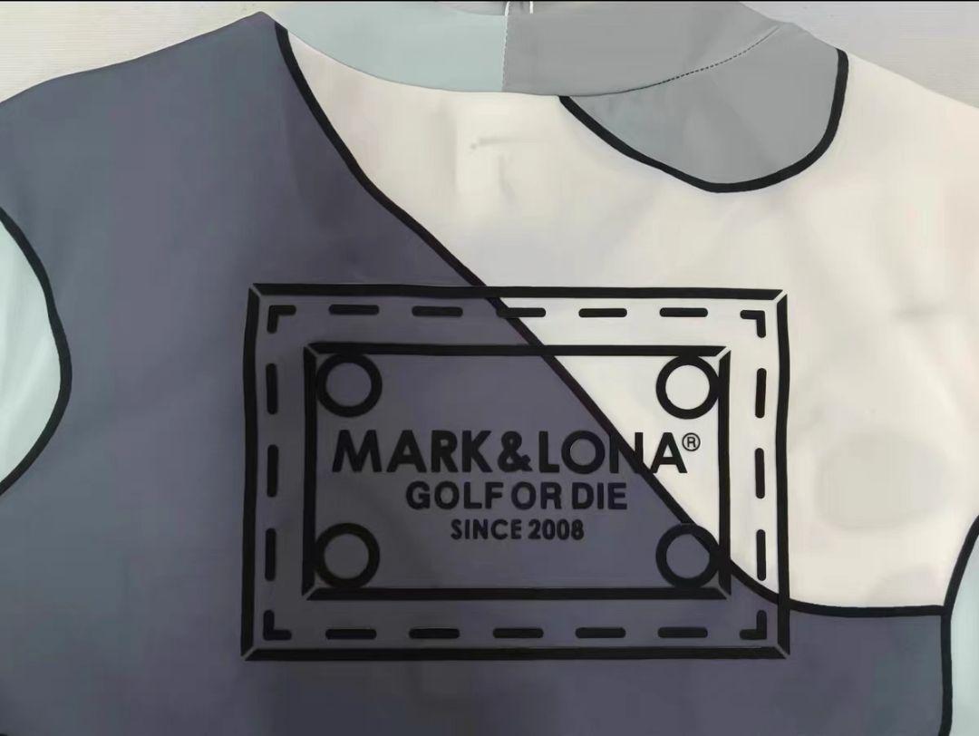MARK & LONA ゴルフシャツメンズ スカルデザインシャツ XLサイズ