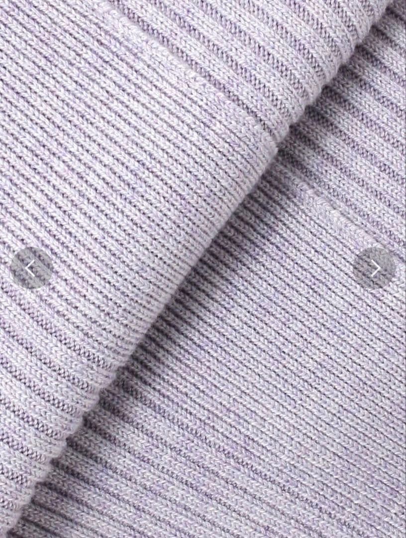 フラップポケットリブニットワンピースS