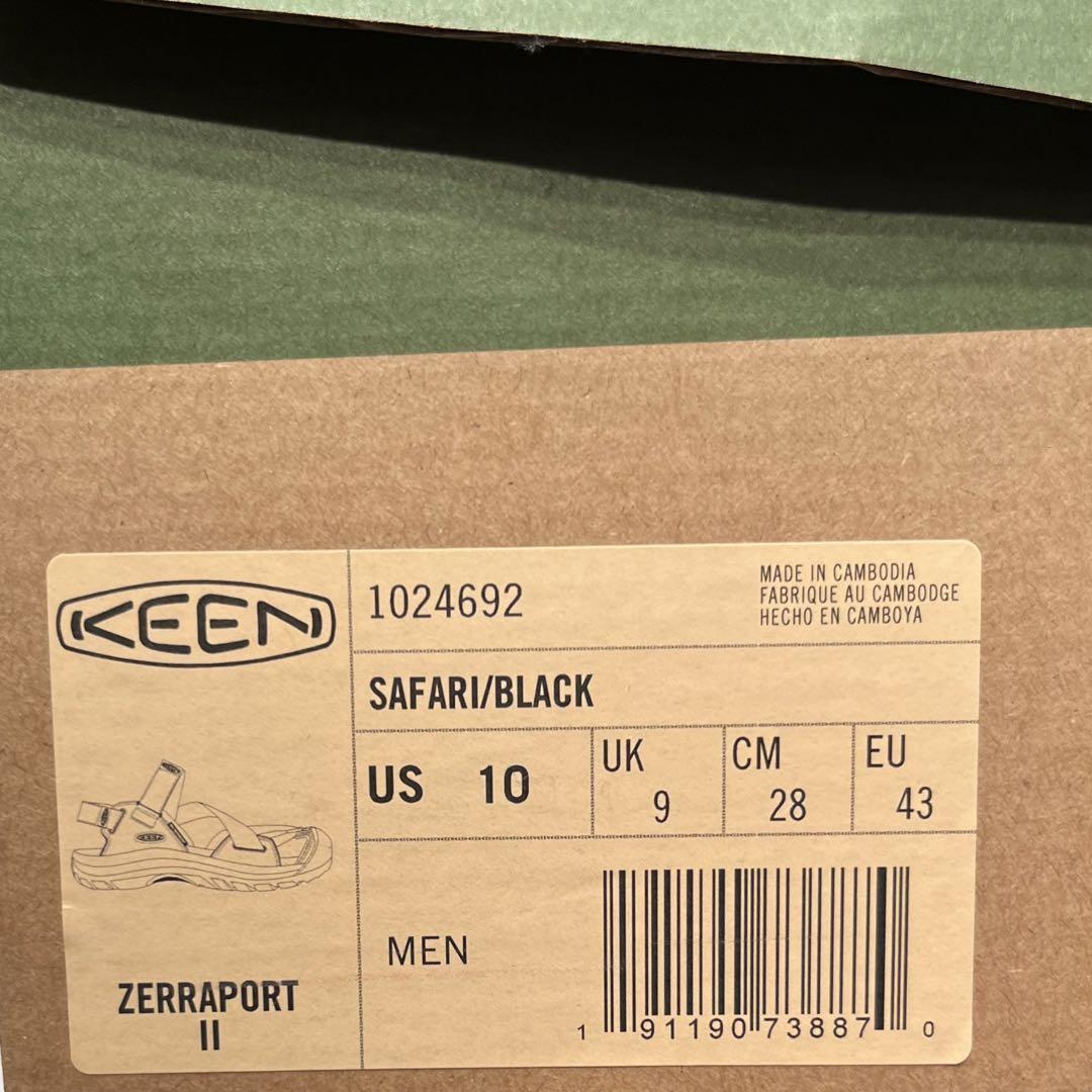 【KEEN キーン】ZERRAPORT II ゼラポート2