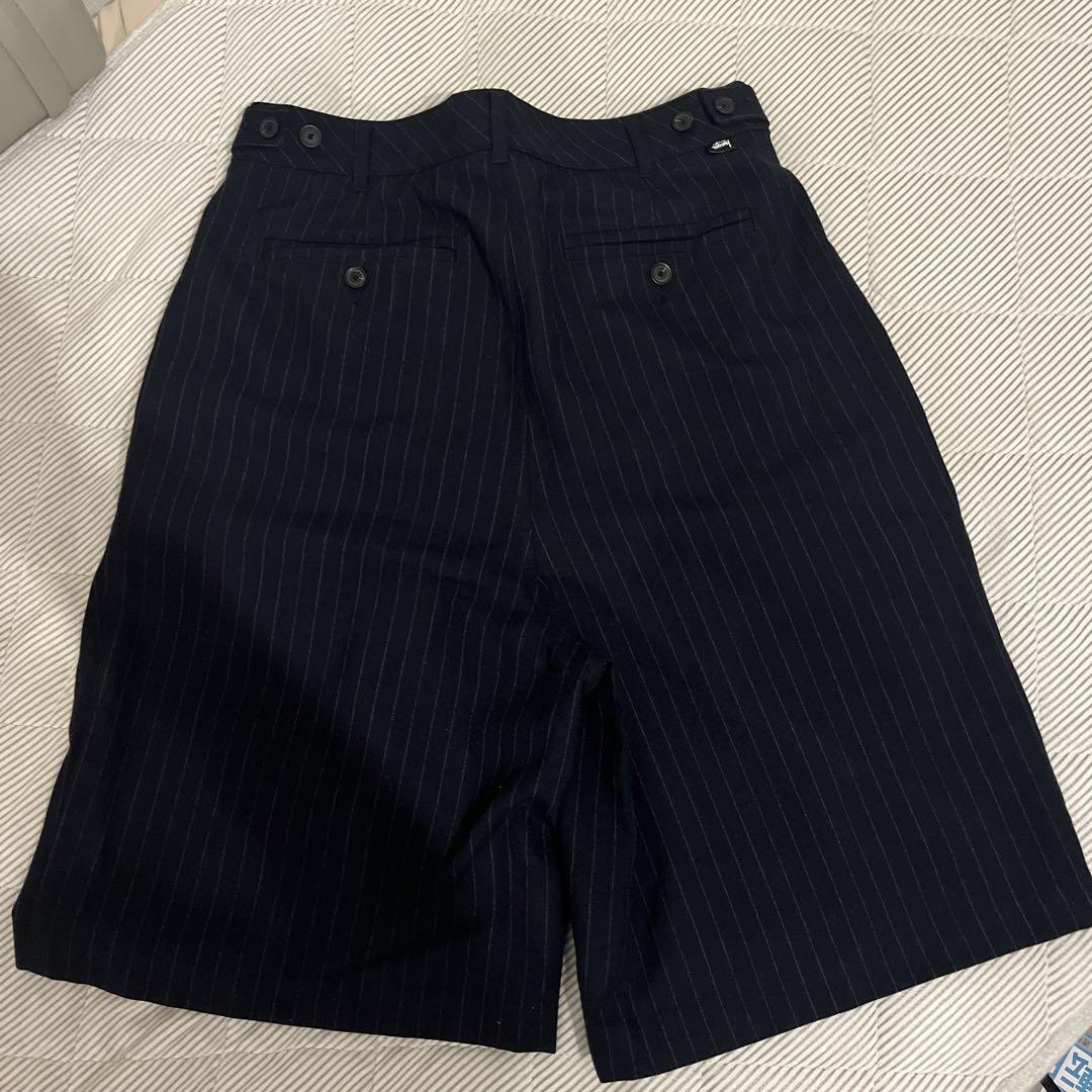 Stussy VOLUME PLEATED SHORT STRIPE サイズ32