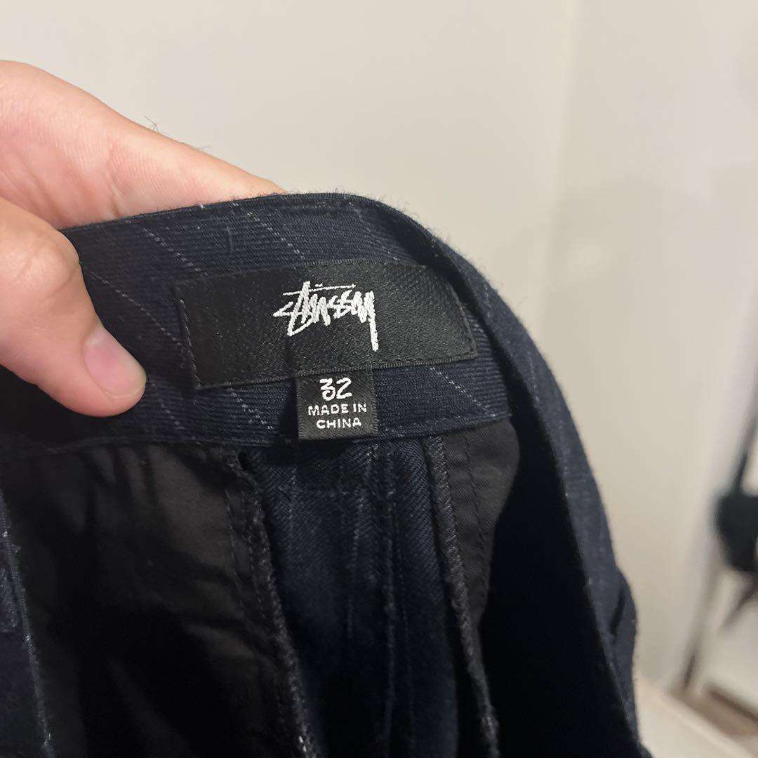 Stussy VOLUME PLEATED SHORT STRIPE サイズ32