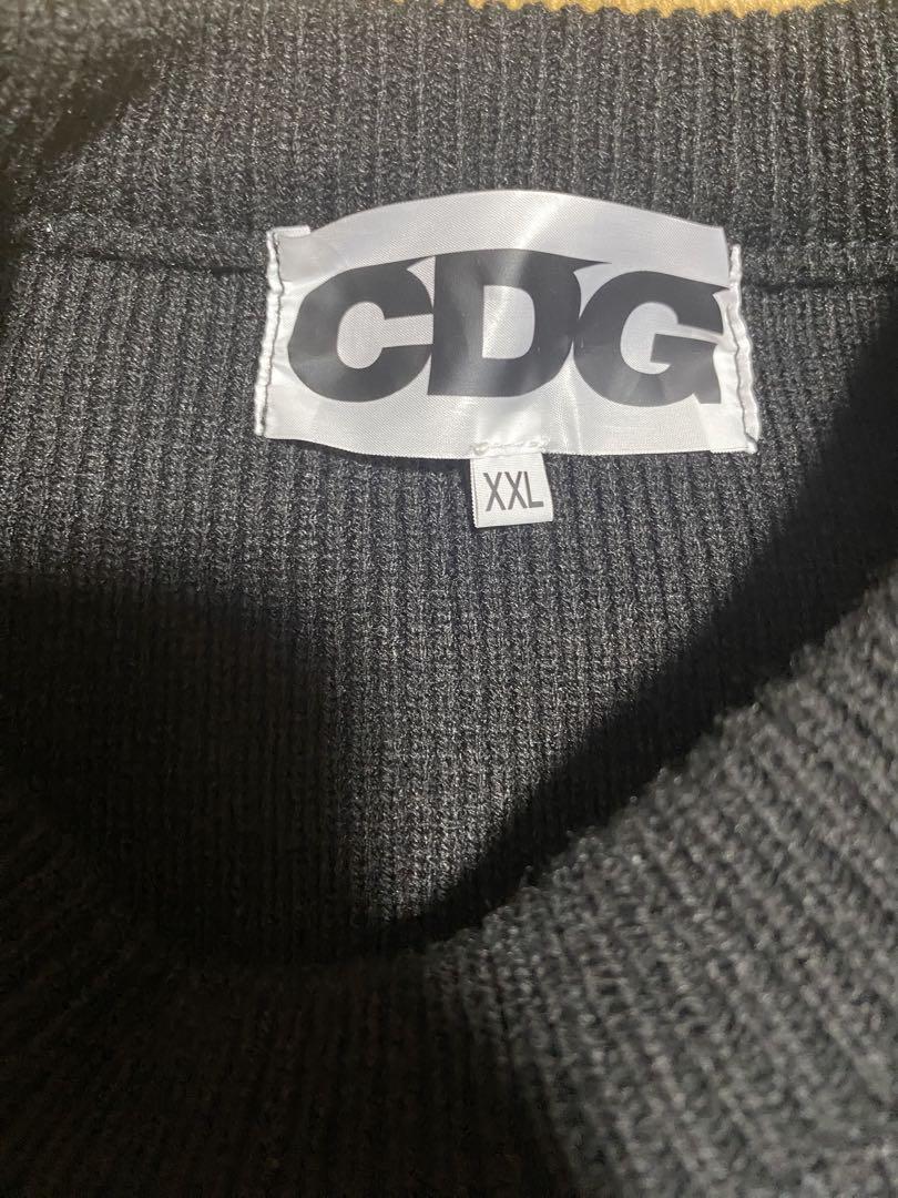 【本日限定価格】CDG ニットセーター XXL ブラック CDG ニットセーター XXL ブラック