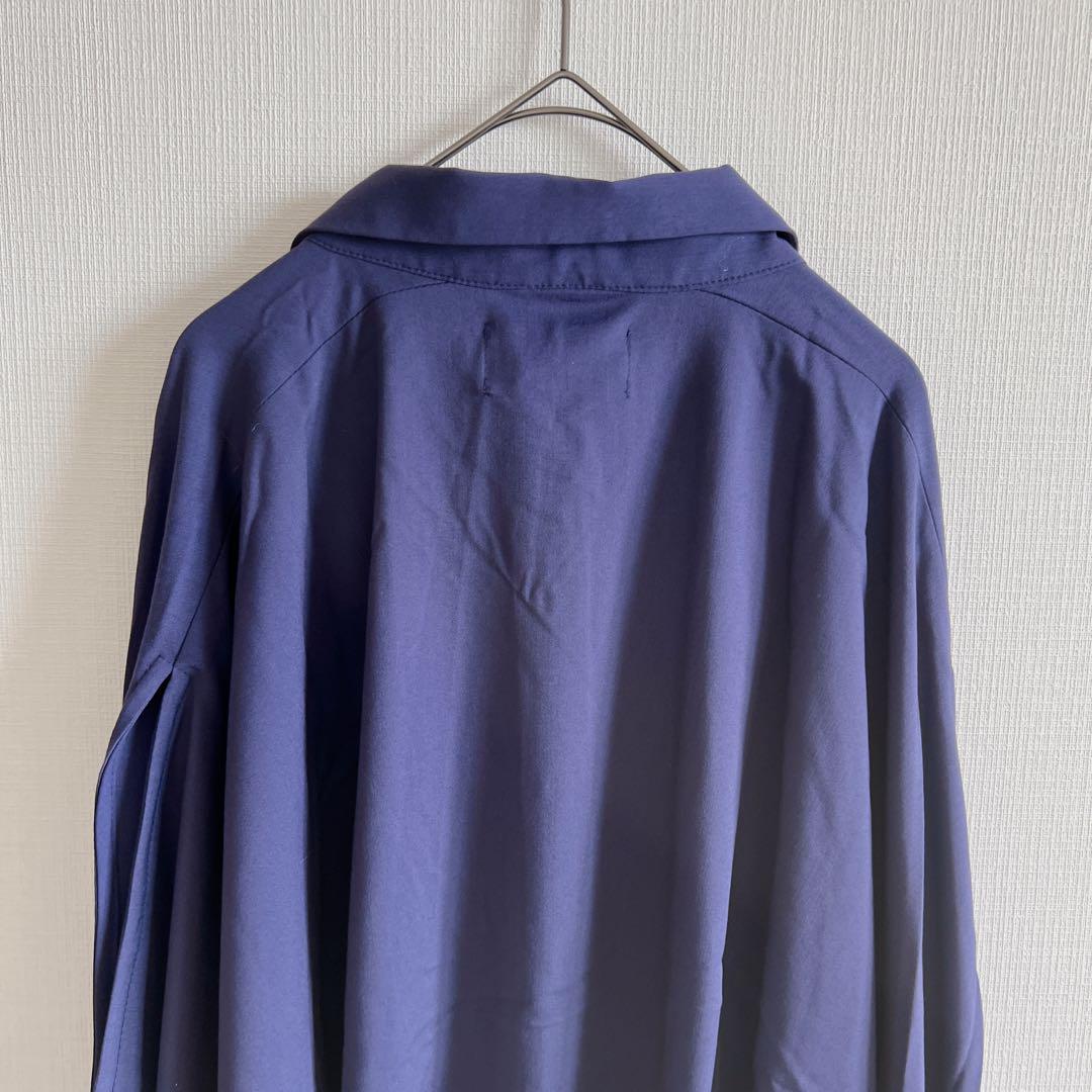 新品タグ付きsomari ソマリネイビー ロングワンピース　シャツワンピース