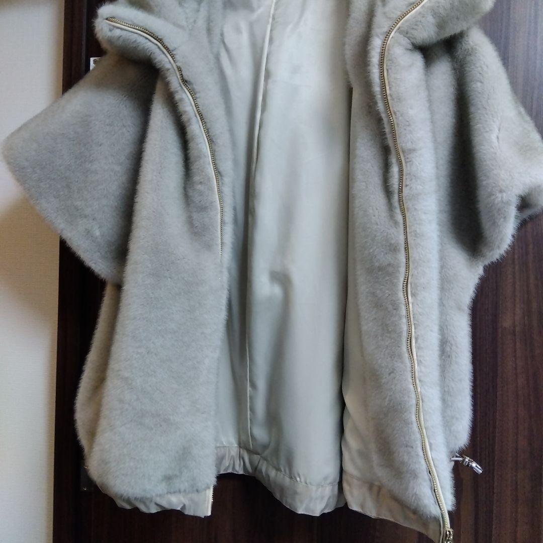 エイミーロウ　ミンクファー フーディドロスト ベストコートEimee Law