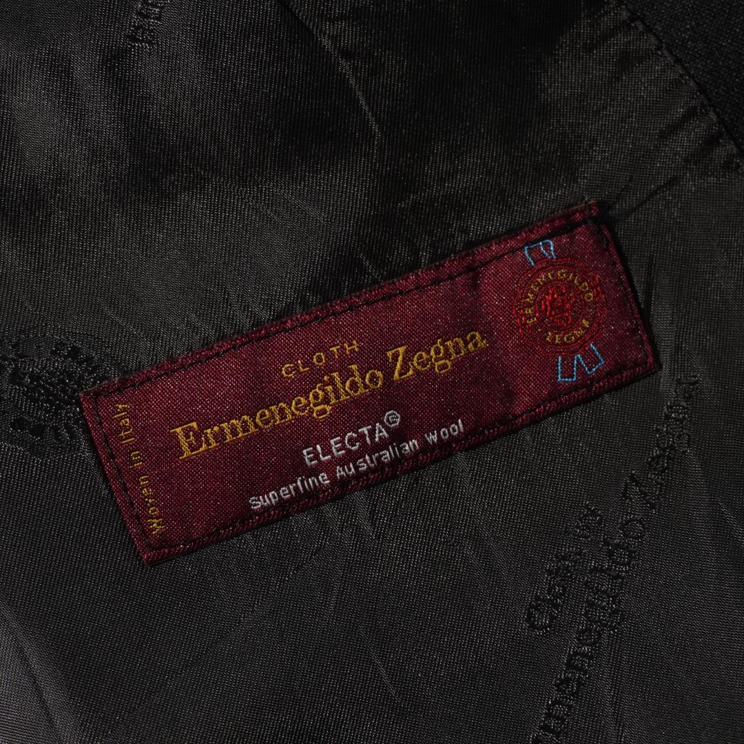 Zegna 格子柄セットアップスーツ
