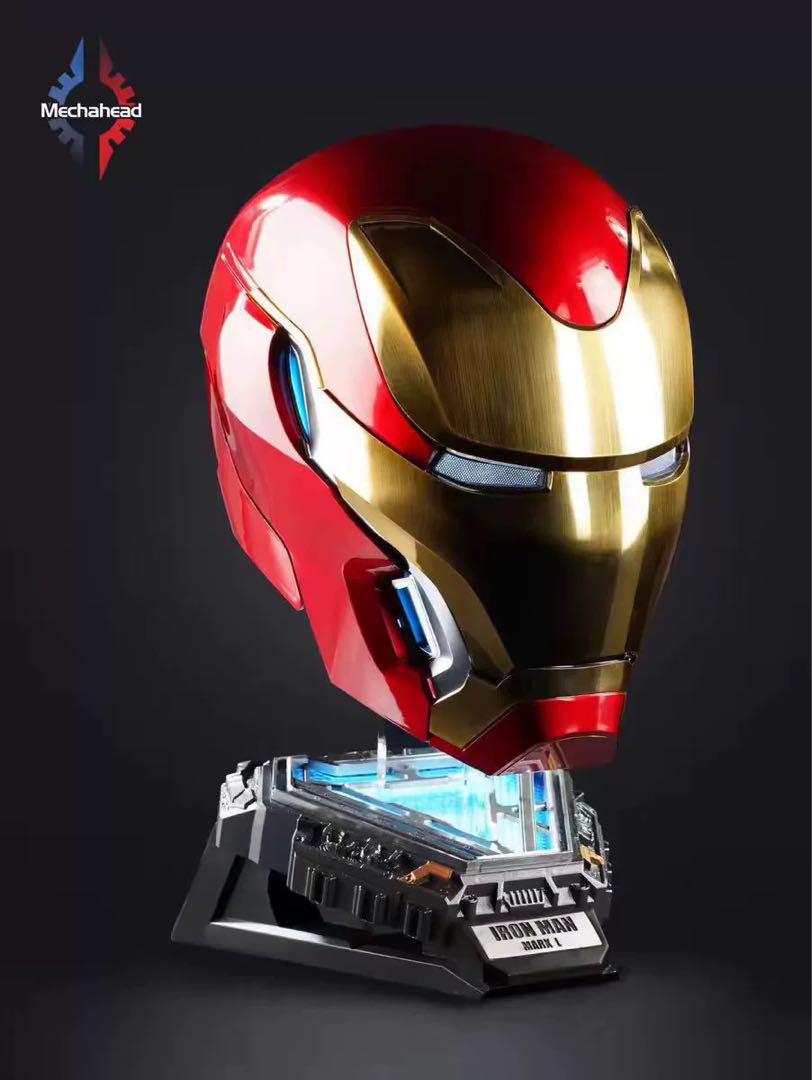 Mechahead アイアンマン マーク50 MK50 マスク 1/1スケール Amazon.com: Iron-Man MK 50 1:1 Wearable Helmet - Voice