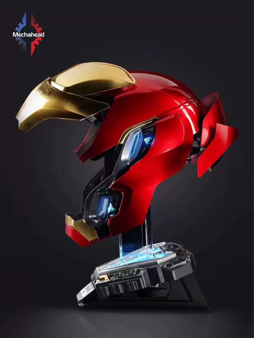 アイアンマン マスク マーク50 MK50 1/1スケール 音声認識 自動開閉式 新品1/1スケール アイアンマン マーク50 MK50 ヘルメット マスク