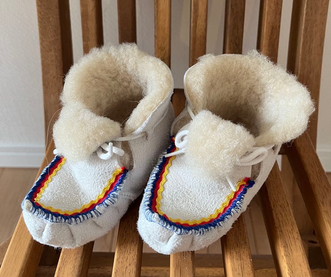 サンタ人形 毛皮のコート