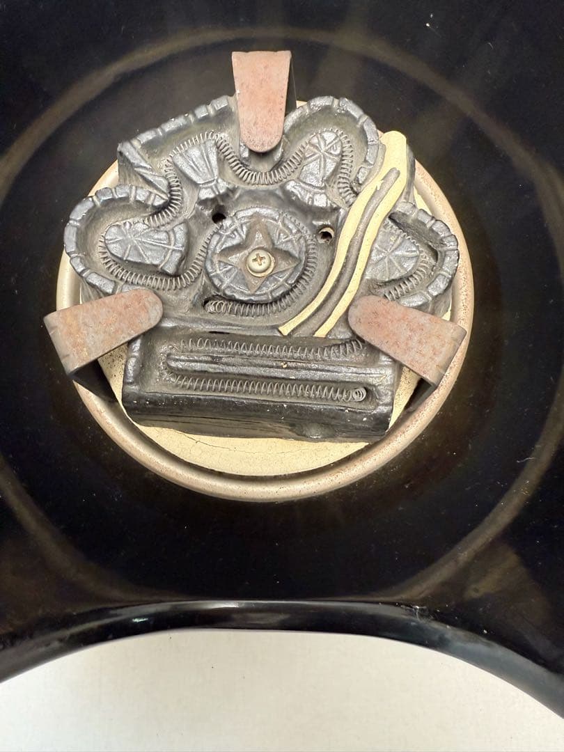 茶道具 野々田商店製 黒真塗風炉型 電熱器 炭型ヒーター 100V -410W