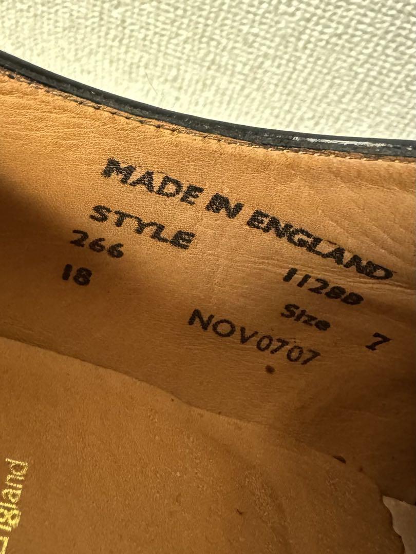 【美品】サンダース　ミリタリーダービー　UK7