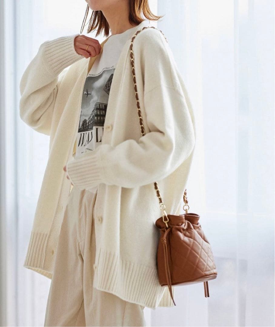 JOURNAL STANDARD ウールカシミヤホールガーメントVネックカーディ SIZE JOURNAL STANDARD