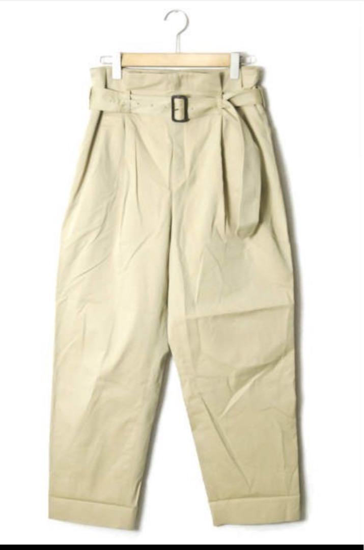 18SS コットンツイルペーパーバッグウエストパンツ