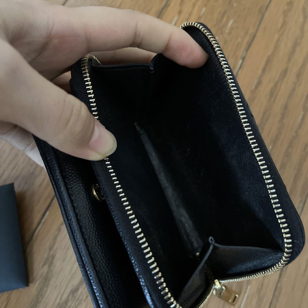 【美品】イブサンローラン　二つ折り財布