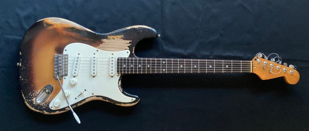 今年も大人気！ 12ストラトキャスタータイプ ニトロセルロースラッカー塗装傷や汚れあり 正規品販売！