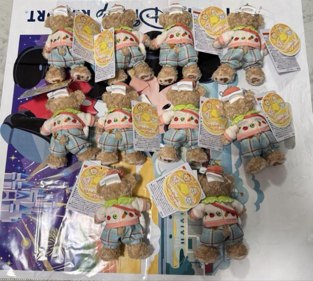 ダッフィー ぬいバ10個ステラルー ぬいチャ10個 計20点セット ダッフィー ぬいバ10個ステラルー ぬいチャ10個 計20点セット