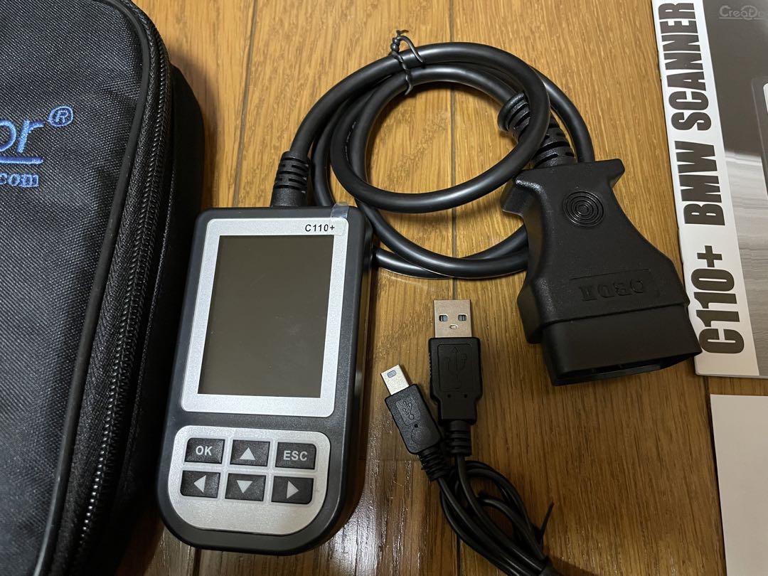 BMW コードスキャナー SCANNER Creator C110+ 故障診断機 BMW（&MINI）用の故障診断機を買ってみる：Creator社製C110+/