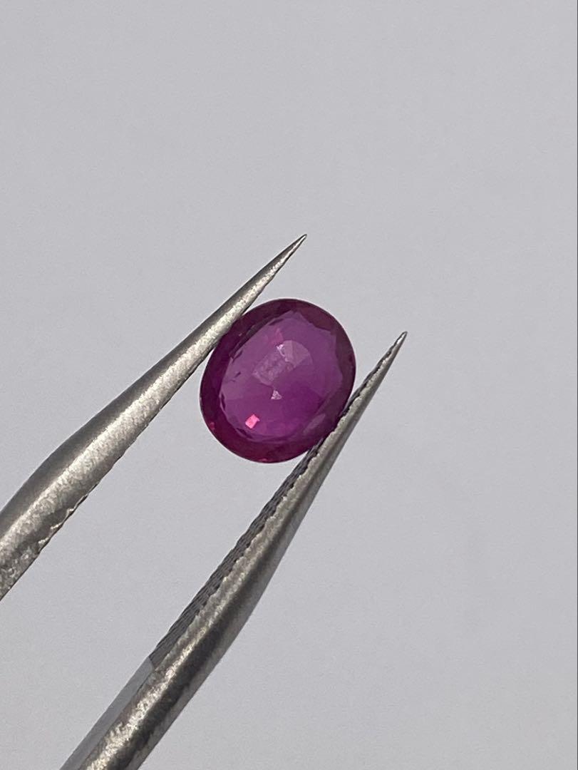 天然ルビー 0.747 Ct 赤色 ルース - メルカリ