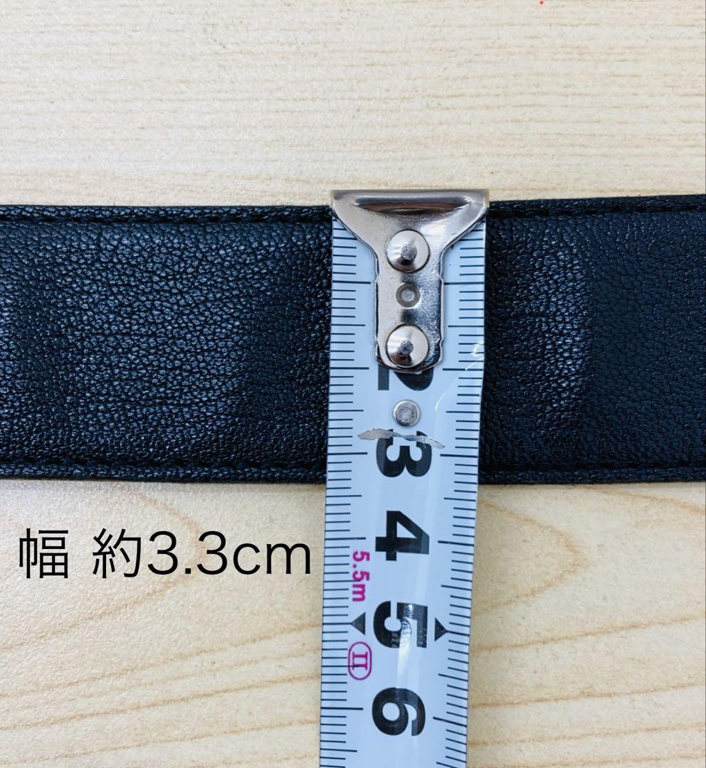 Dolce & Gabbana ブラックレザーベルト 85cm - メルカリ