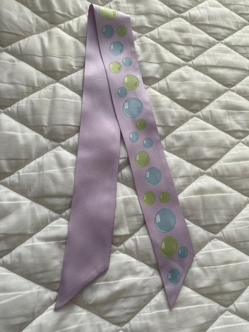 HERMES エルメス ツイリー bal de bulles パープル シルク