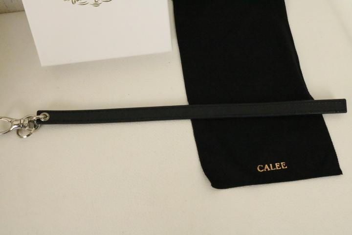 24AW【新品】☆CALEE：スタッズ　レザー　ロング　キーリング