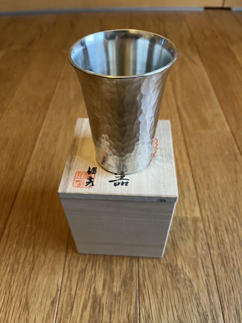 薩摩錫器ビアカップ